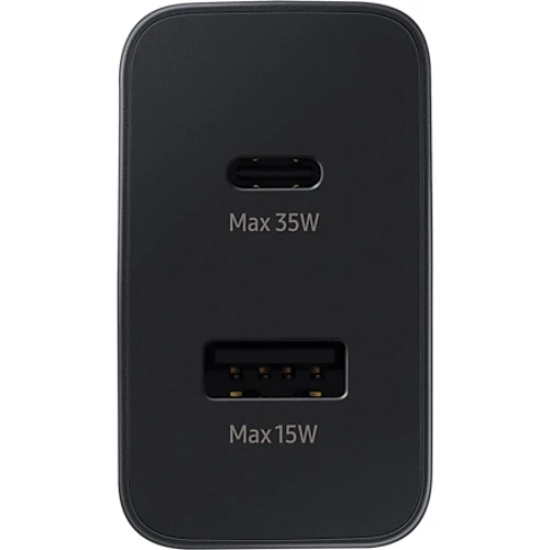 Зарядное устройство Samsung Wall Charger USB+USB-C 35W Black (EP-TA220NBEGRU): Особенности Быстрая зарядка, USB-C