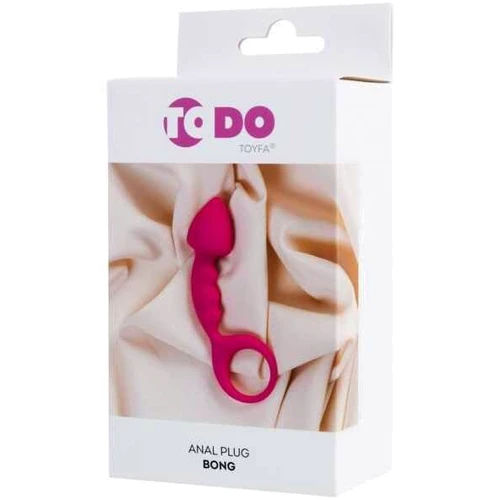 Анальная пробка ToDo Anal Plug Bong (розовая)