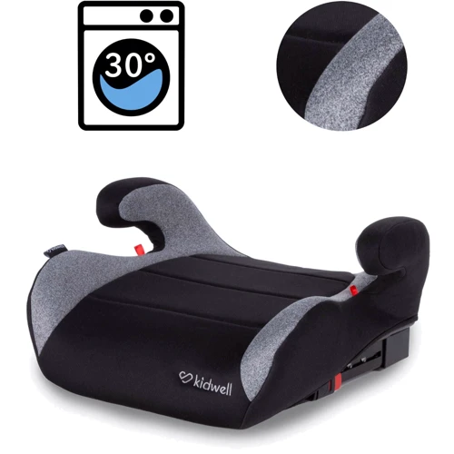 Бустер Kidwell BAXTER Isofix 15-36 кг Black: Внутренние ремни нет