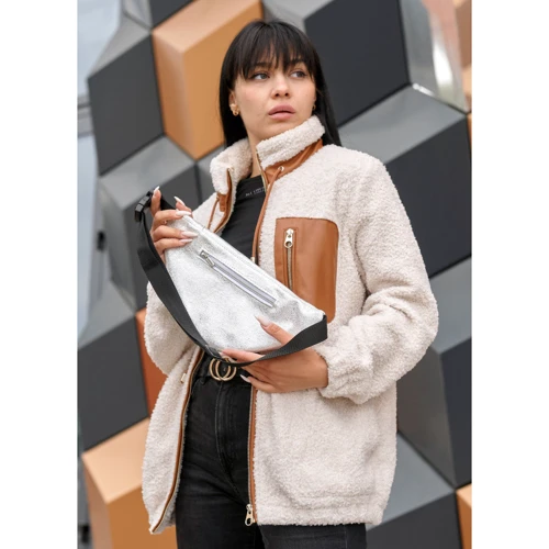Сумка жіноча Sambag Hoso MSH silver dark срібляста (82111034sale): Стать Женский