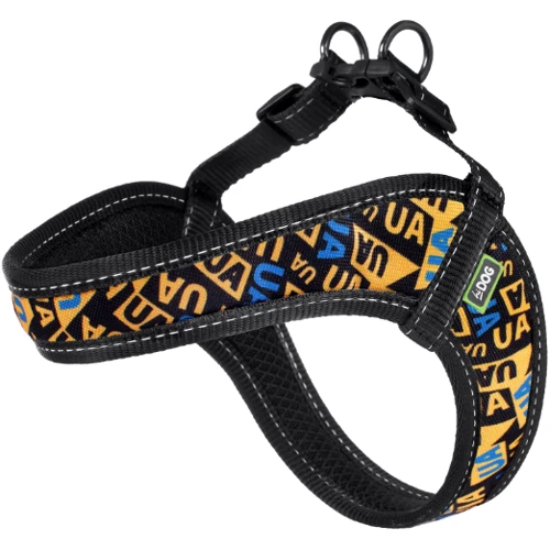 Шлея HiDog Comfort Молодежный 33-39 см XS разноцветная