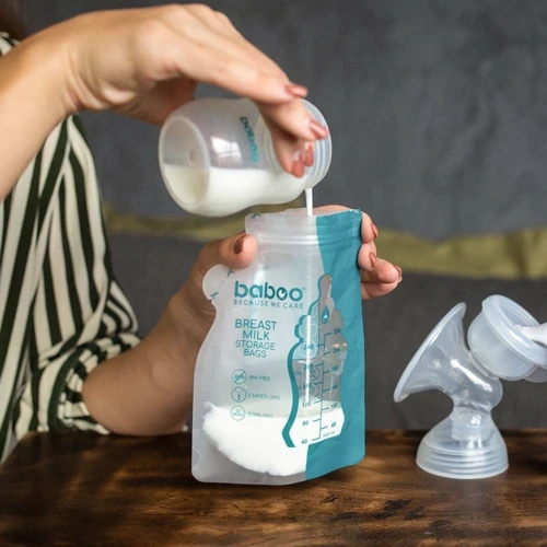 Пакети для зберігання грудного молока Baboo 25 шт. (2-005) фото 2