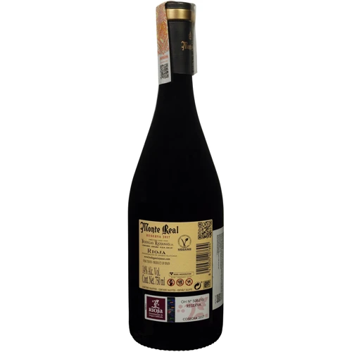 Вино Monte Real de Familia Reserva 2017 красное сухое 0.75 л (FSH_8410030407694): Страна производитель Испания