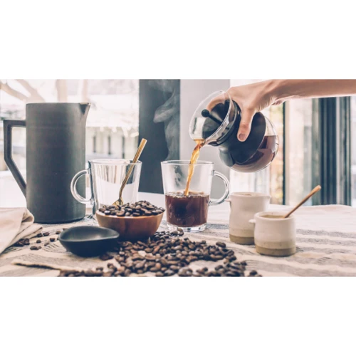 Кава Eilles Espresso (в зернах), 1 кг (WT3929): Вид напою кава в зернах