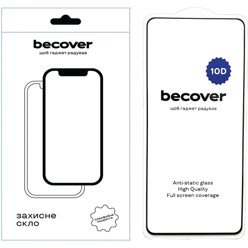 Аксессуар для смартфона BeCover Tempered Glass 10D Black for Realme 12 5G (712342): undefined undefined
