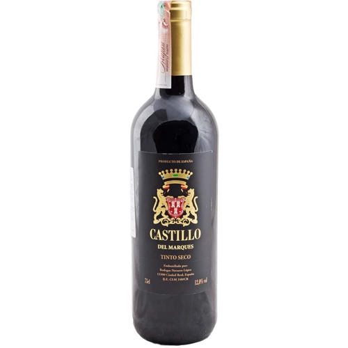 Вино Bodegas Navarro Lopez S.L. Castillo Del Marques сухое красное 0.75 л (FSH_8437006894937)