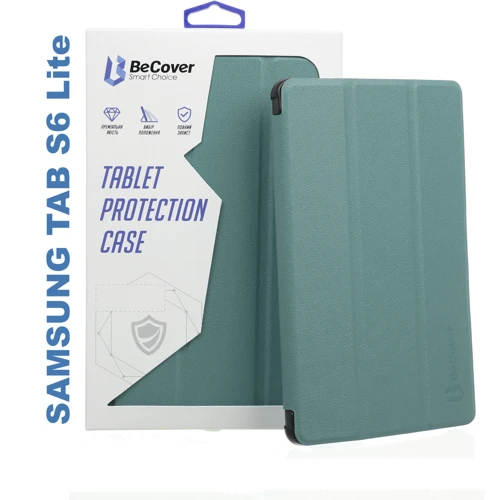 Аксессуар для планшетных ПК BeCover Smart Case Dark Green for Samsung Galaxy Tab S6 Lite P610/P615/Tab S6 Lite 2022 P613/P619 (705214) фото 6