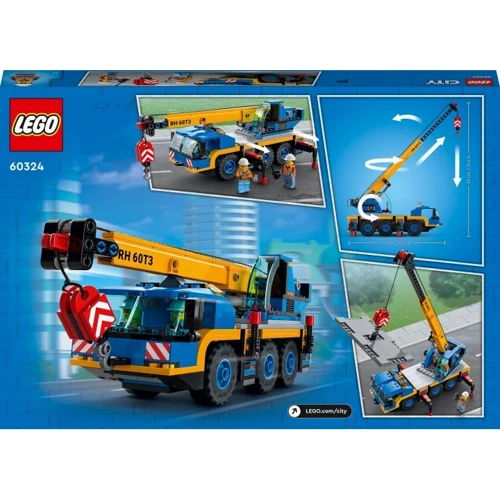 Конструктор LEGO City Передвижной кран 340 деталей (60324) фото 4