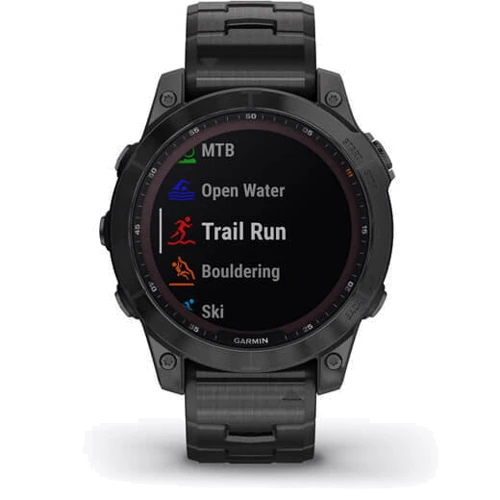 Смарт-часы Garmin Fenix 7 Sapphire Solar Carbon Grey DLC Titanium with Carbon Grey DLC Vented Titanium Band (010-02540-39): Объем внутренней памяти 32 гб