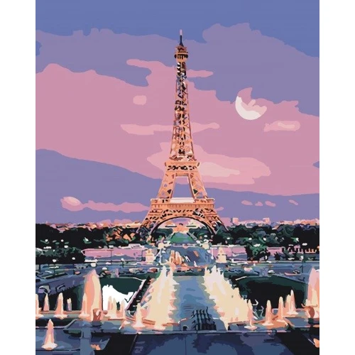 Картина по номерам Art Craft Огни Парижа 40х50 см (11200-AC)