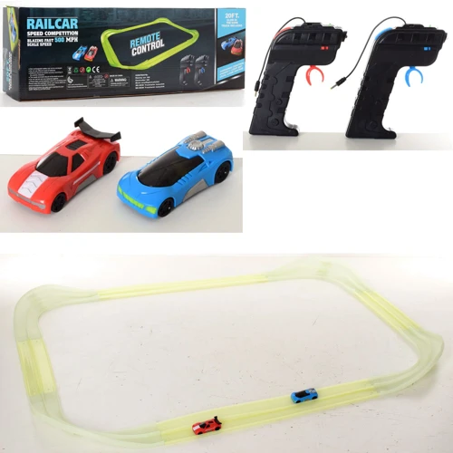 Трек PY18015 р / у, світиться в темряві, машинка 2шт, 7,5 см: Виробник Track Car