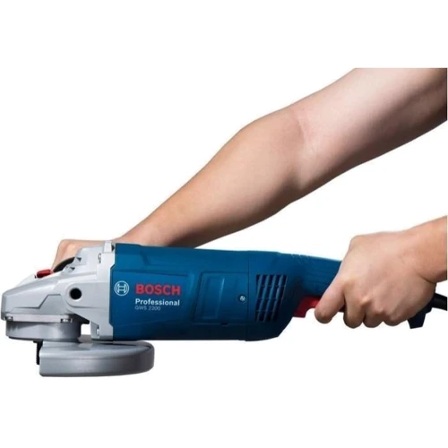 Болгарка (угловая шлифмашина) Bosch GWS 2200 (06018C1320): Потребляемая мощность 2000 Вт