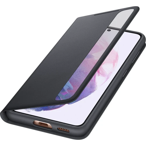 Чехол для телефонов Samsung Clear View Cover Black (EF-ZG996CBEGRU) for Samsung G996 Galaxy S21+: Материал поликарбонат