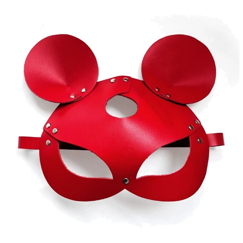 Кожаная маска мышки Art of Sex - Mouse Mask, красный: Производитель Art of Sex