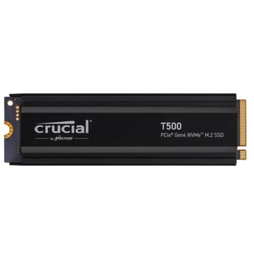 Crucial T500 PCIe Gen4 NVMe M.2 with heatsink 4TB (CT4000T500SSD5)