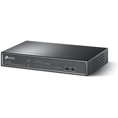 Сетевой коммутатор TP-Link TL-SF1008LP: Порты только Gigabit Ethernet (10/100/1000)