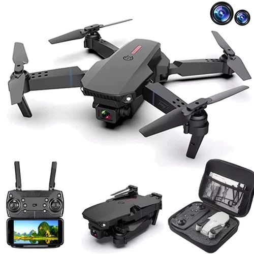 Квадрокоптер E88 Pro з FPV 4K та HD камерами (2 кольори)