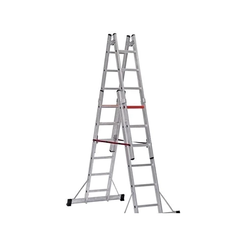 Двухсекционная телескопическая алюминиевая лестница Virastar TA002 2x6