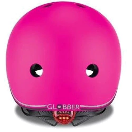 Шолом захисний дитячий GLOBBER EVO LIGHTS, рожевий, з ліхтариком, 45-51см (XXS / XS) фото 5