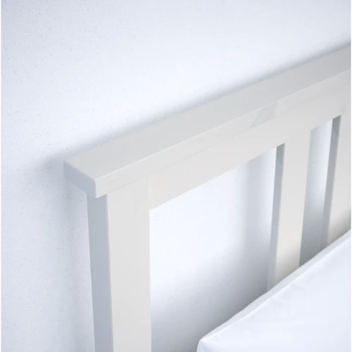 Каркас кровати ІКЕА HEMNES 160х200 см Белый (590.197.95) фото 8