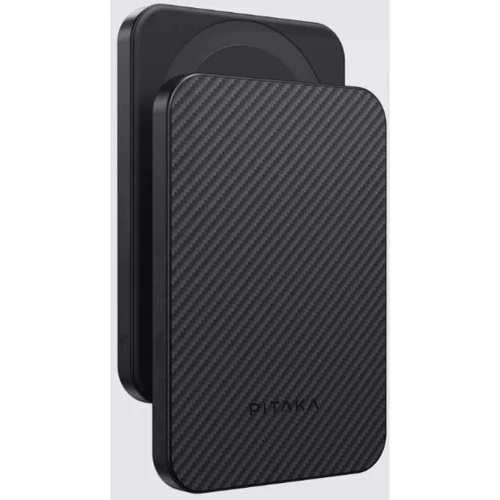 Внешний аккумулятор Pitaka Power Bank 5000mAh Aramid Fiber Magnetic 15W Black/Grey (PBQ2401): Количество USB 1