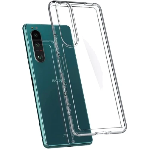 Аксессуар для смартфона Spigen Ultra Hybrid Crystal Clear (ACS03129) for Sony Xperia 5 III / XQBQ62 / XQBQ52: Материал TPU (термополиуретан) и поликарбонат