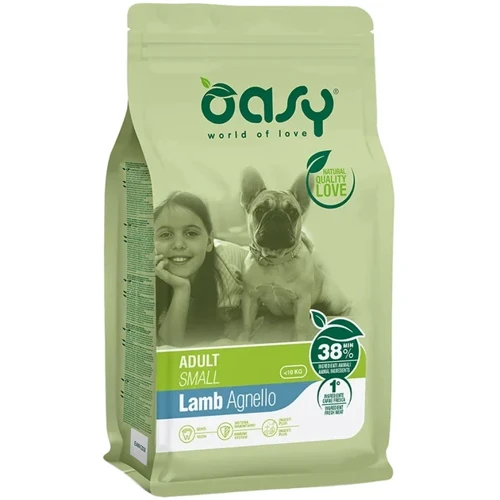 Сухой корм для собак Oasy LIFESTAGE Adult Small ягненок 1 кг (8053017348827)