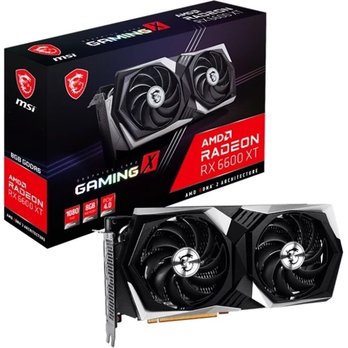 Видеокарта MSI Radeon RX 6600 XT GAMING X 8G: Объем памяти, Гб 8
