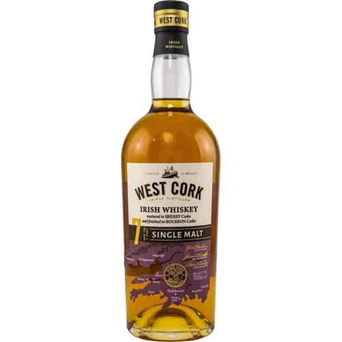 Виски West Cork 7yo Single Malt 0.7 л (BWR3962)