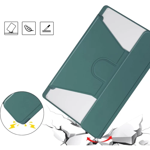 Аксессуар для планшетных ПК BeCover Case Rotatable Smart Keyboard Dark Green for Samsung Galaxy Tab S6 Lite 2024 P620/P625/P627 (712589) фото 5