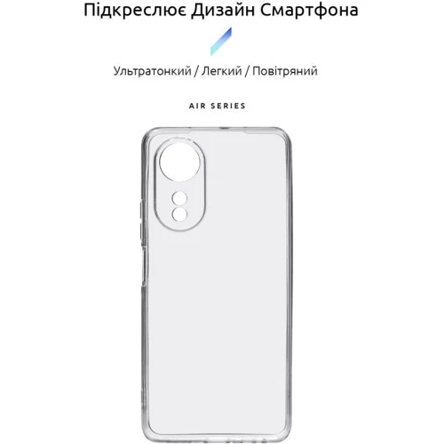 Чехол для телефонов ArmorStandart Air Series Camera cover Transparent for OPPO A58 4G (ARM70650): Совместимость OPPO A58 4G