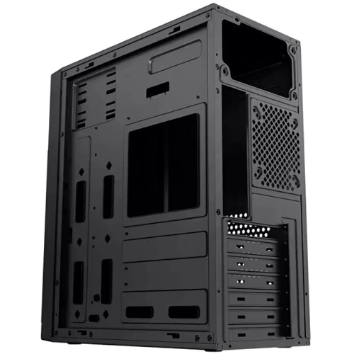 Корпус Casecom GN-3204 500W Black (GN-3204-500): Материал передней панели пластик