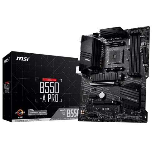 MSI B550-A PRO: Оперативная память 4xDDR4 4400 МГц, до 128 ГБ