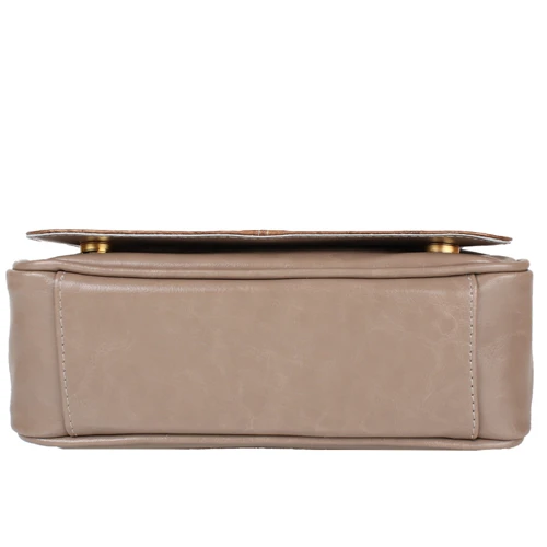 Женская сумка почтальонка Laskara золотистая (LK-DD223-taupe-gold): Тип Сумки