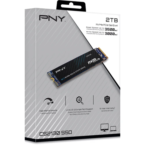 PNY CS2130 2TB (M280CS2130-2TB-RB): Тип накопителя внутренний