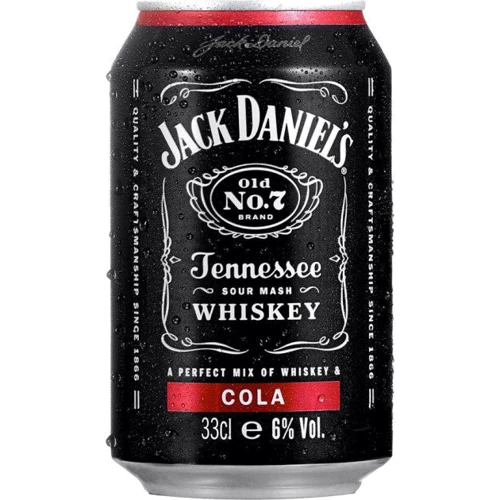 

Напиток алкогольный Jack Daniels Whiskey-Cola 6% 0.33л (PLK5099873003220)
