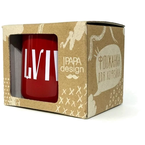 Чашка PAPAdesign Lviv червоний: Виробник PAPAdesign