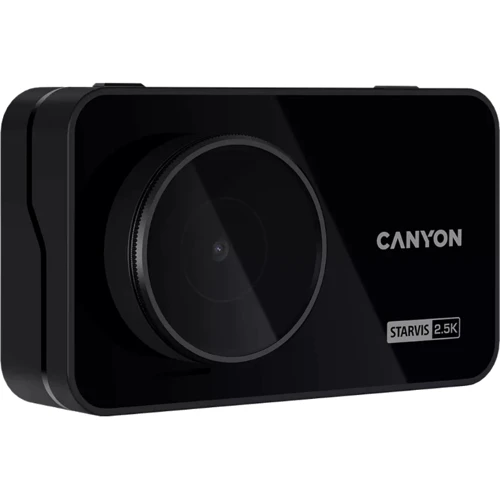 Автомобильный видеорегистратор Canyon DVR25GPS WQHD 2.5K 1440p Wi-Fi GPS Black (CND-DVR25GPS): Макс. разрешение картинки Wide Quad HD (2560x1440)