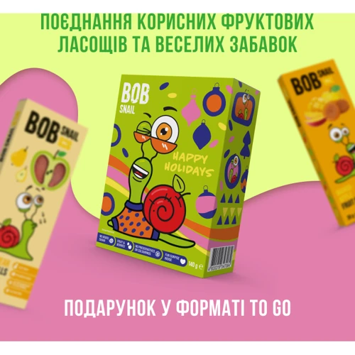 Набор Маленький Рождественский бокс Равлик Боб c игрушкой 140 г (1740824): Тип Конфеты