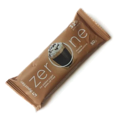 Протеиновые батончики Sporter Zero One 25x50 g / mocha cappuccino: Вес 1250 г (25x50 г)