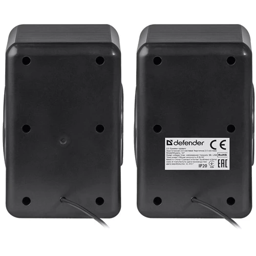 Акустична система Defender Q7 Black (65407): Вихідна потужність колонок 6 Вт