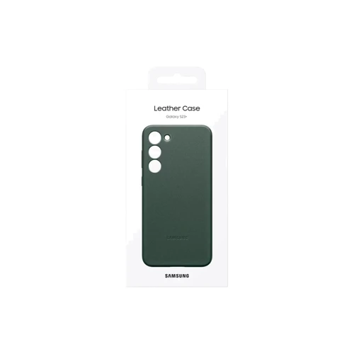 Чехол для телефонов Samsung Leather Case Green (EF-VS911LGEGRU) for Samsung S911 Galaxy S23: Цвет зеленый