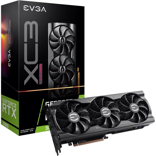 Видеокарта EVGA GeForce RTX 3080 XC3 ULTRA GAMING LHR (10G-P5-3885-KL): Тип памяти GDDR6X