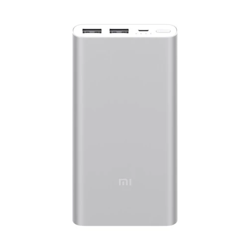Внешний аккумулятор Xiaomi Mi Power Bank 2i (2S) 10000mAh Dual USB Quick Charge 2.0 Silver