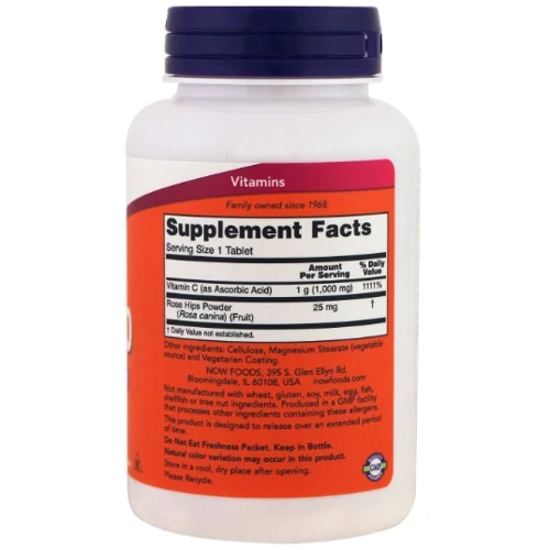 NOW Foods Vitamin C-1000 Tablets 100 tabs / 100 servings