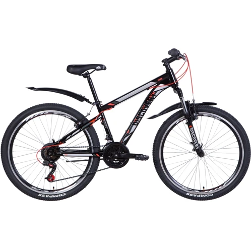Велосипед Discovery TREK 2021 26" сине-оранжевый (OPS-DIS-26-378)