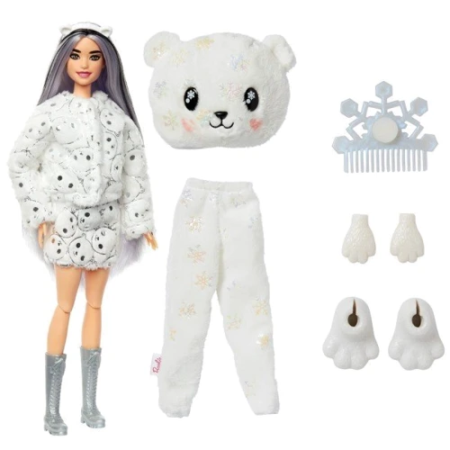 Кукла Barbie Cutie Reveal Зимний блеск в костюме полярного медведя (HJL64) фото 8