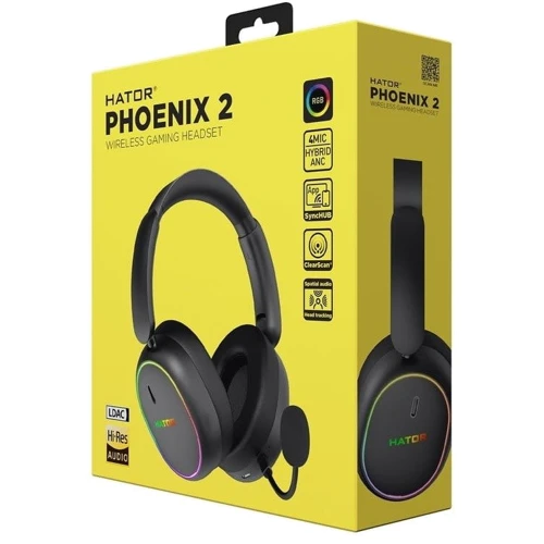 Наушники HATOR Phoenix 2 Wireless Black (ESH40) фото 7