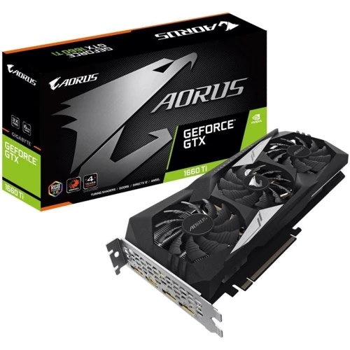 Видеокарта GIGABYTE GeForce GTX1660 Ti 6144Mb AORUS (GV-N166TAORUS-6GD): Исполнение Двухслотовое
