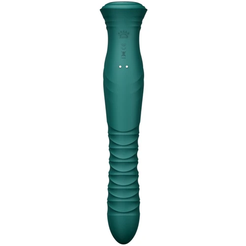 Пульсатор-кролик с вибрацией Zalo Mose 2 Turquoise Green